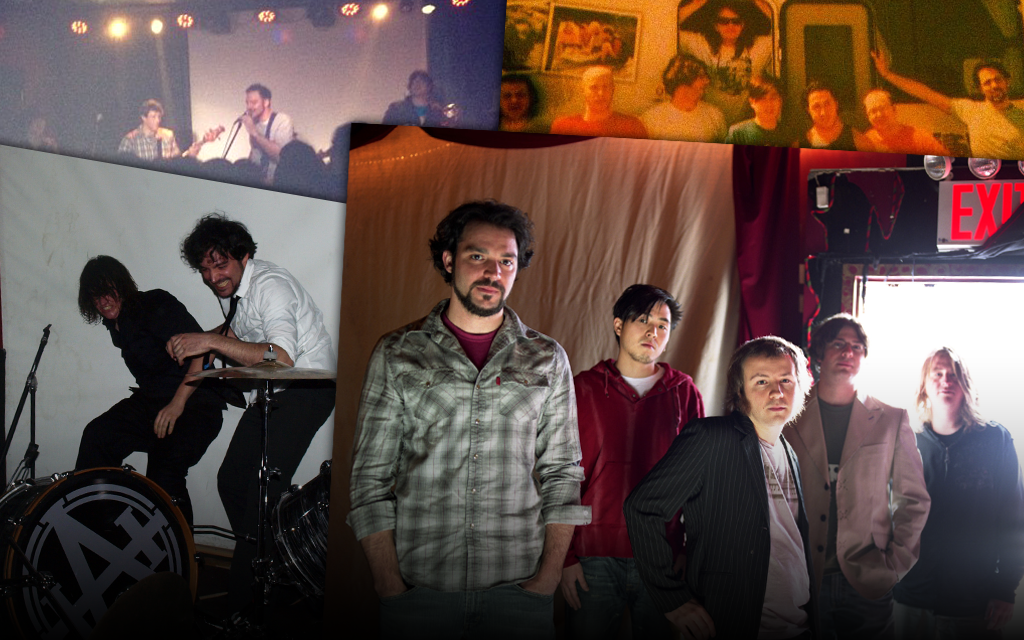 A photo collage of multiple scenes featuring Happy Anarchy after 2006.
